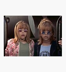 Mary-Kate and Ashley Olsen Photographic Print