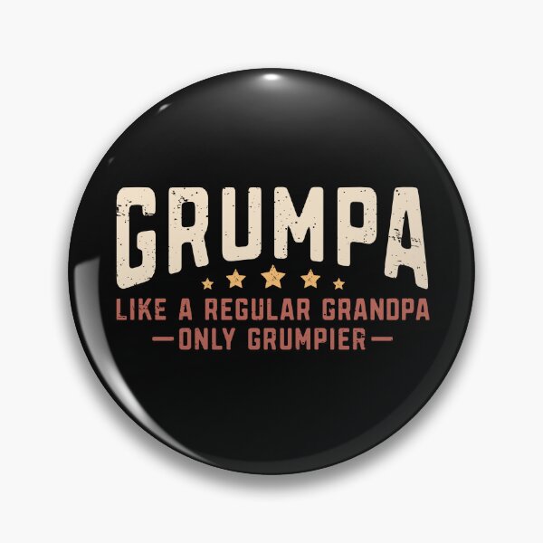 Item preview, Vintage Grumpa Like A Regular Grandpa Only Grumpier Grumpy Grandfather Funny Gift  designed and sold by alenaz.