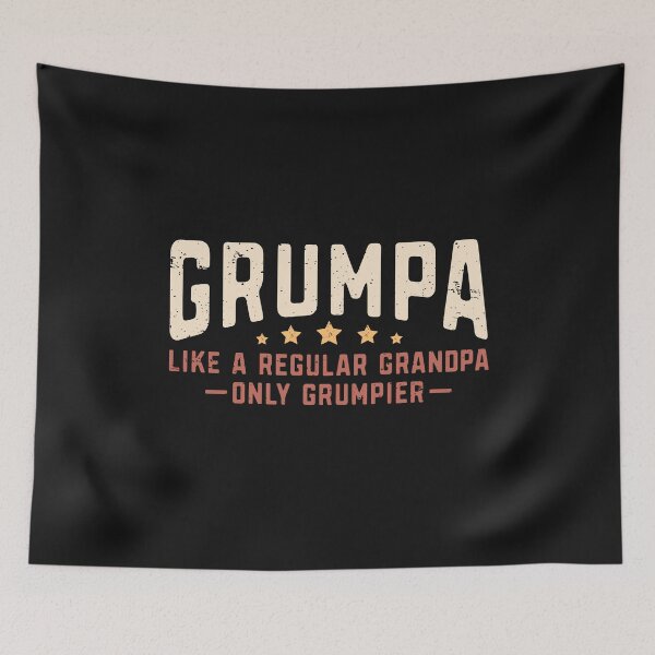 Item preview, Vintage Grumpa Like A Regular Grandpa Only Grumpier Grumpy Grandfather Funny Gift  designed and sold by alenaz.