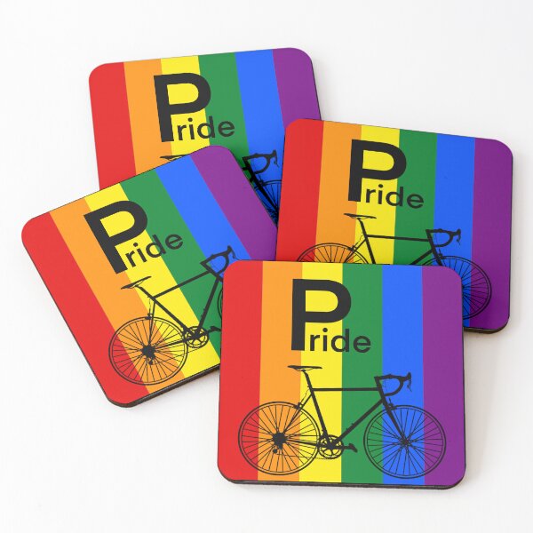 Item preview, Copy of Rainbow ride with pride bicycle designed and sold by rarebeasts.