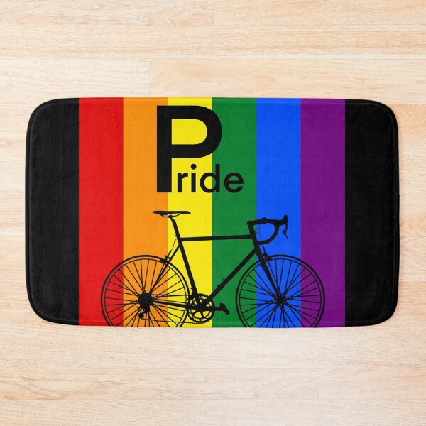 Item preview, Copy of Rainbow ride with pride bicycle designed and sold by rarebeasts.