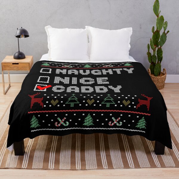 Item preview, Naughty Nice Caddy, Matching Christmas Group Pajama design designed and sold by Merchking1.