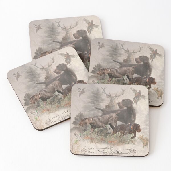 Item preview, The German Wirehaired Pointers designed and sold by TammyHunterArt.