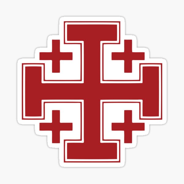 Cruz Roja II Pegatina