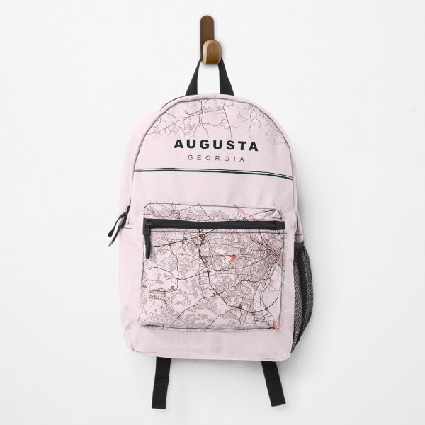 Item preview, Pastel Pink Minimalist Augusta Map designed and sold by Tamas Das.