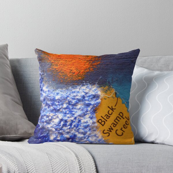 Item preview, Black Swamp Creek Maryland abstract collage designed and sold by JoAnnFineArt.