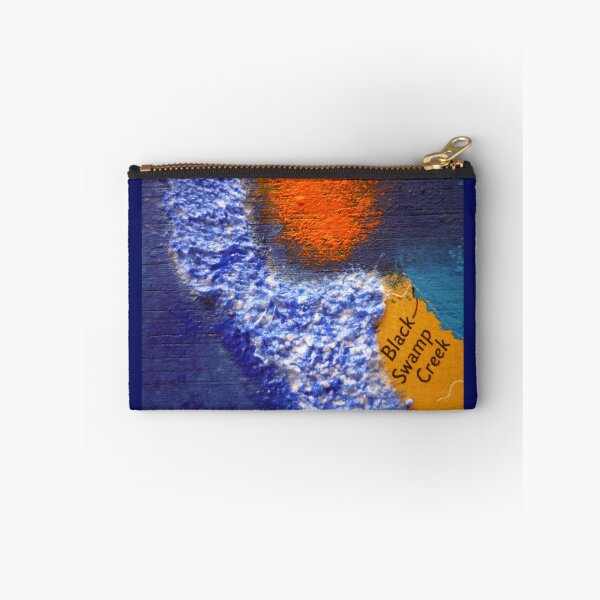 Item preview, Black Swamp Creek Maryland abstract collage designed and sold by JoAnnFineArt.