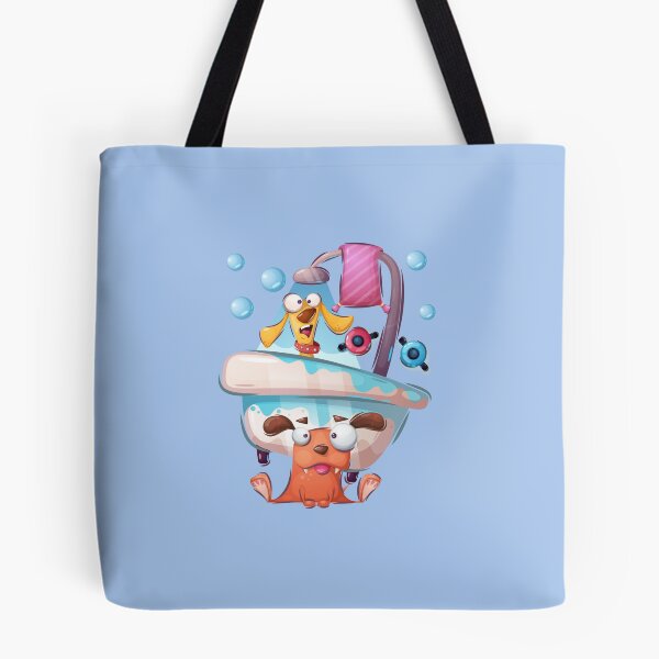 Item preview, Bathroomee, Cute Cartoon Child Drawing, Calm Colorful Illustration Art designed and sold by TinyBeezle.