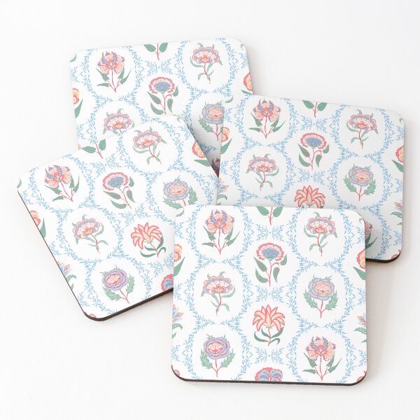 Item preview, Indian floral motif in the style of Mughal ornaments. designed and sold by Skaska.