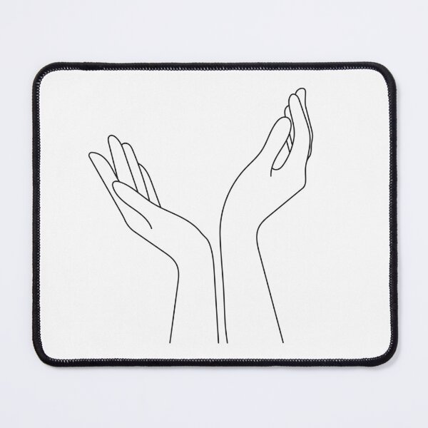 Item preview, Illustration of Elegant female hands black line art designed and sold by NazarliNigar.