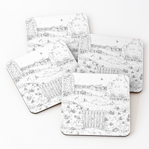 Item preview, cozy landscape with bunnies designed and sold by Elizabeth200401.