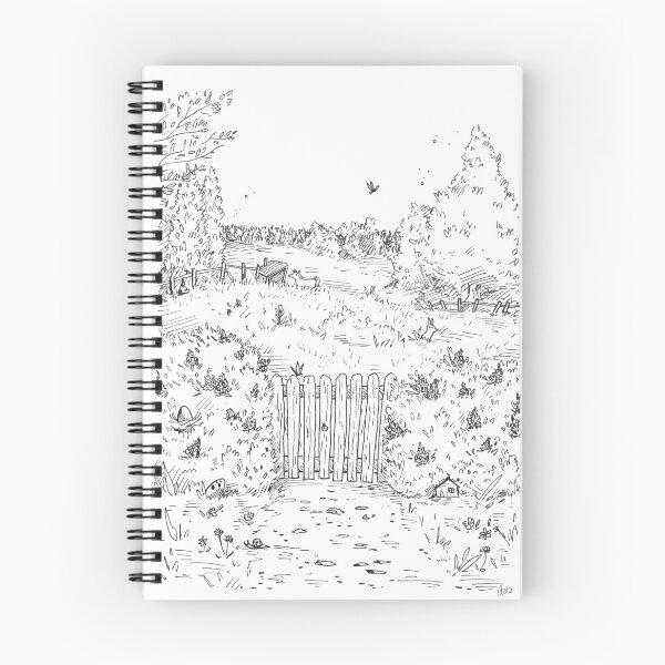 Item preview, cozy landscape with bunnies designed and sold by Elizabeth200401.