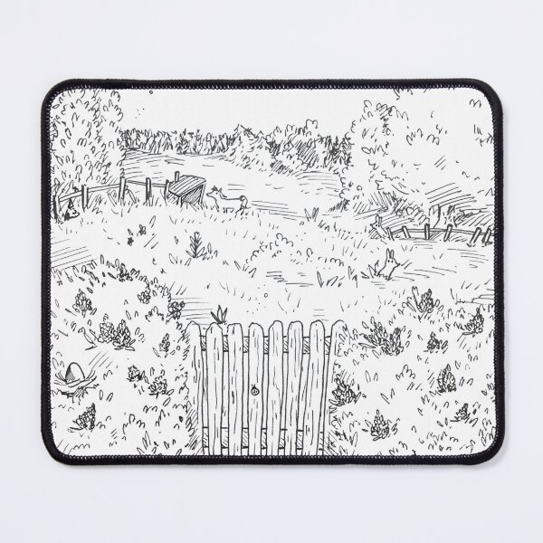 Item preview, cozy landscape with bunnies designed and sold by Elizabeth200401.