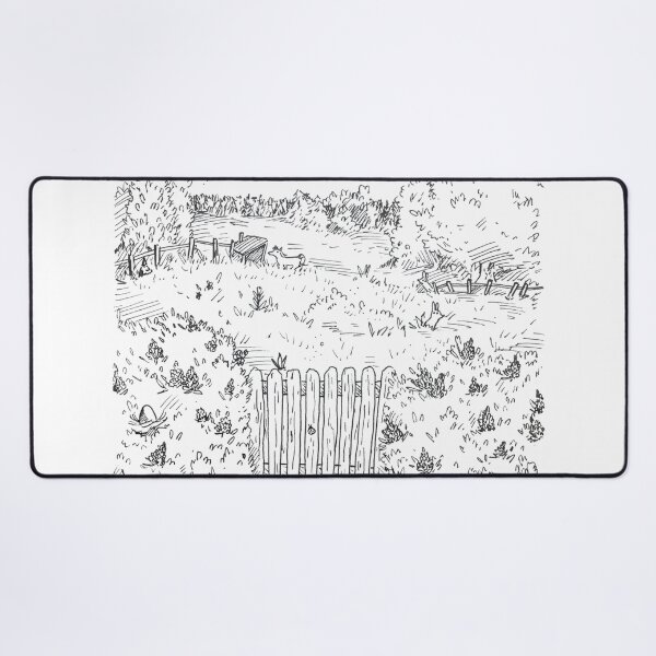 Item preview, cozy landscape with bunnies designed and sold by Elizabeth200401.