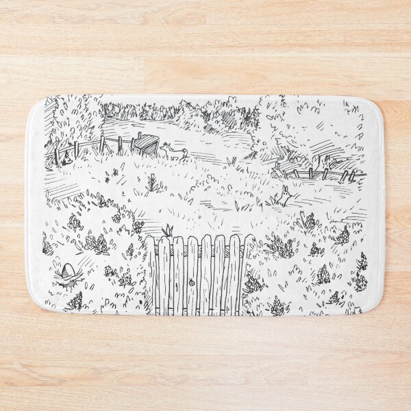 Item preview, cozy landscape with bunnies designed and sold by Elizabeth200401.