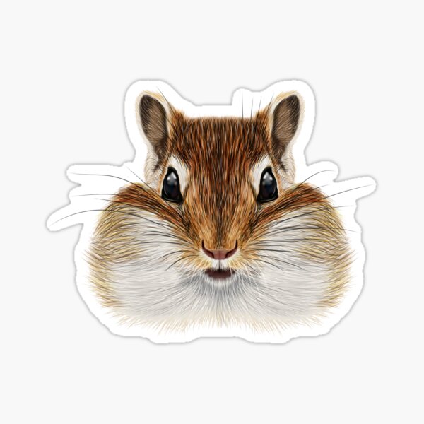 Item preview, Illustrated portrait of Chipmunk.  designed and sold by messer16.