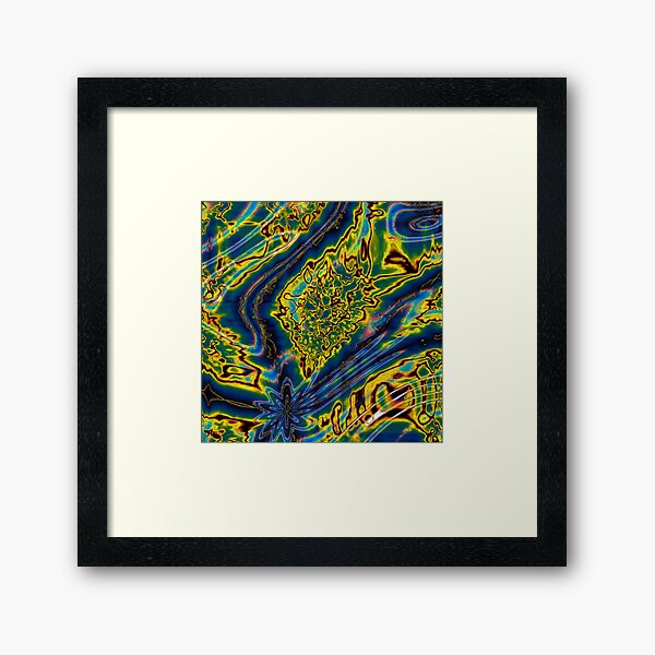 Iridescent Stars 8 Framed Art Print