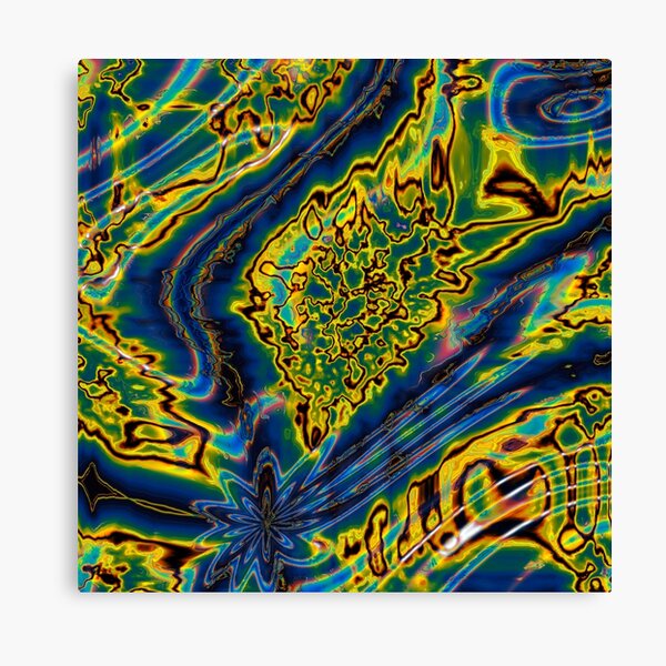 Iridescent Stars 8 Canvas Print