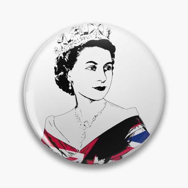 Item preview, Queen, Jubilee,Queen's platinum sketch flag designed and sold by ElliottKiti.