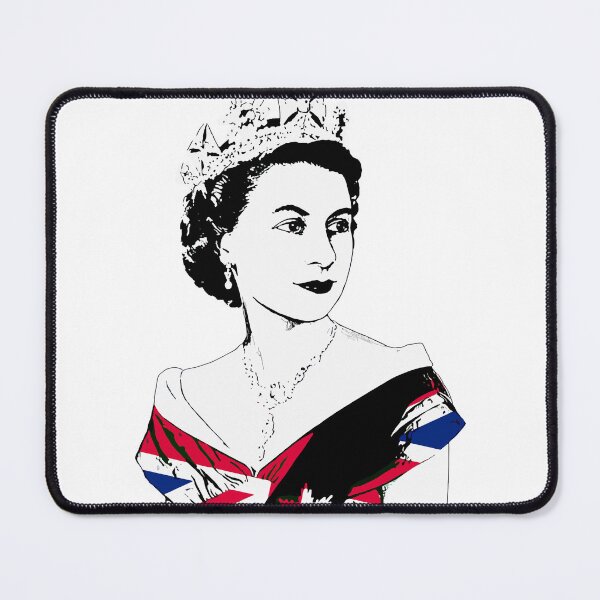 Item preview, Queen, Jubilee,Queen's platinum sketch flag designed and sold by ElliottKiti.