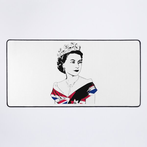 Item preview, Queen, Jubilee,Queen's platinum sketch flag designed and sold by ElliottKiti.