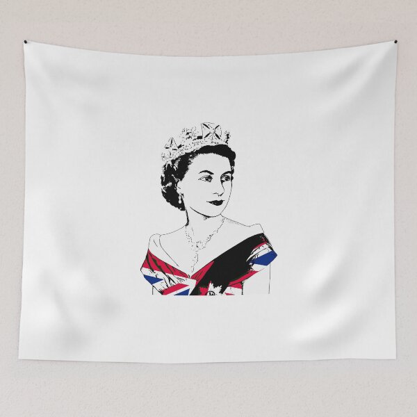 Artikelvorschau, Queen, Jubilee, Platin-Skizzenflagge der Königin entworfen und verkauft von ElliottKiti.