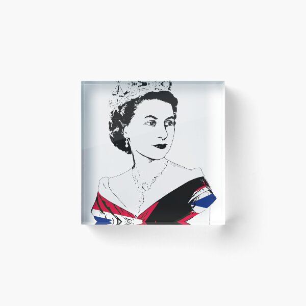 Artikelvorschau, Queen, Jubilee, Platin-Skizzenflagge der Königin entworfen und verkauft von ElliottKiti.