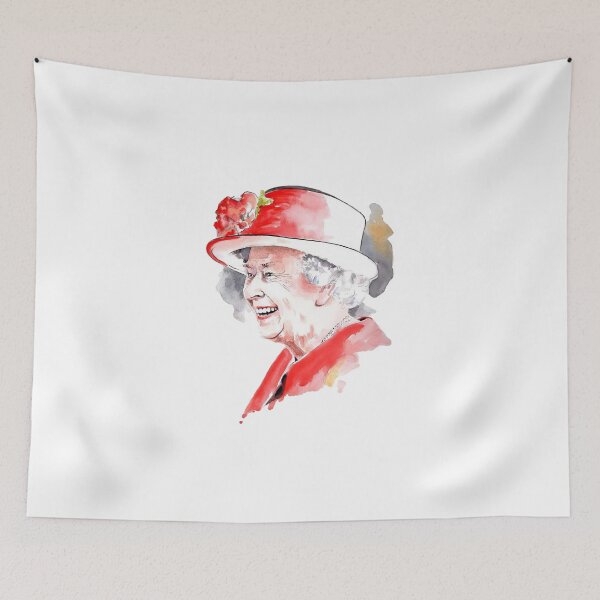 Item preview, Queen, Jubilee,Queen's platinum smile Watercolor designed and sold by ElliottKiti.