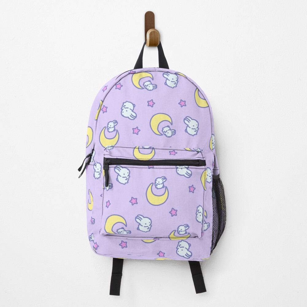 Sailor Moon Themed Backpack with Lavender Accents NEW Pretty Guardian Sailor Moon Princess Serenity Wings Mini  main image 3