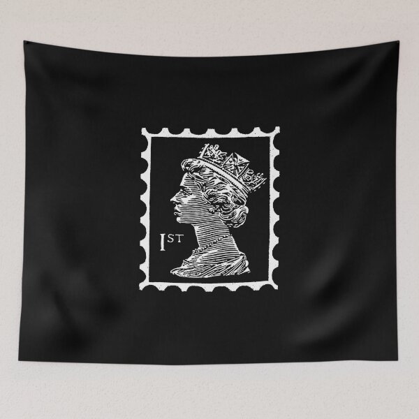 Item preview, Queen, Jubilee,Queen's platinum stamp white  designed and sold by ElliottKiti.