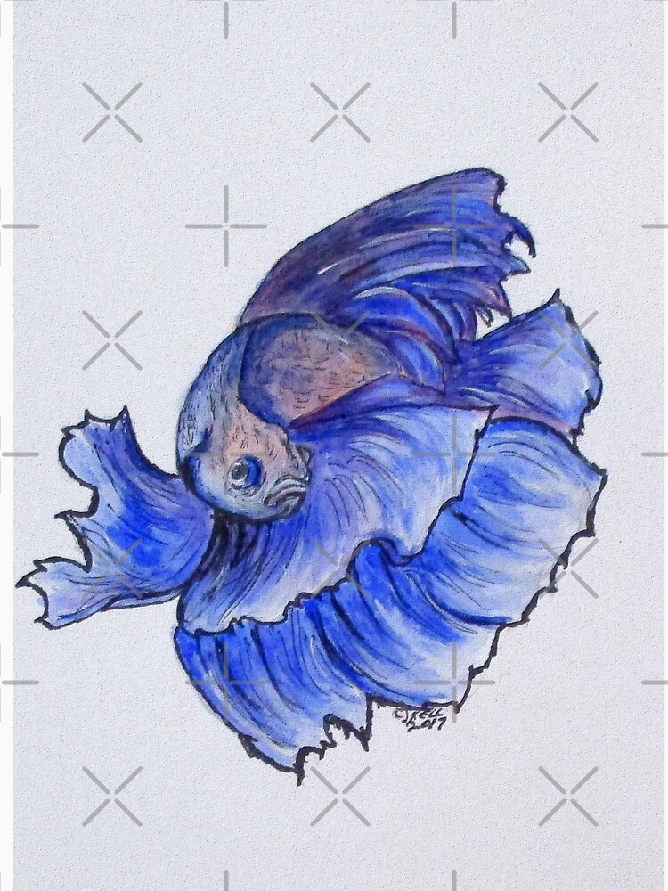 Ralphi, Betta Fish Digital Enhanced by cjkell