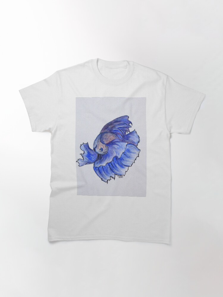 Alternate view of Ralphi, Betta Fish Digital Enhanced Classic T-Shirt