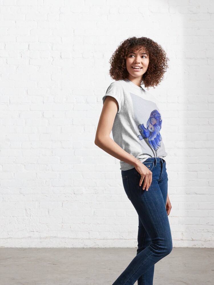 Alternate view of Ralphi, Betta Fish Digital Enhanced Classic T-Shirt