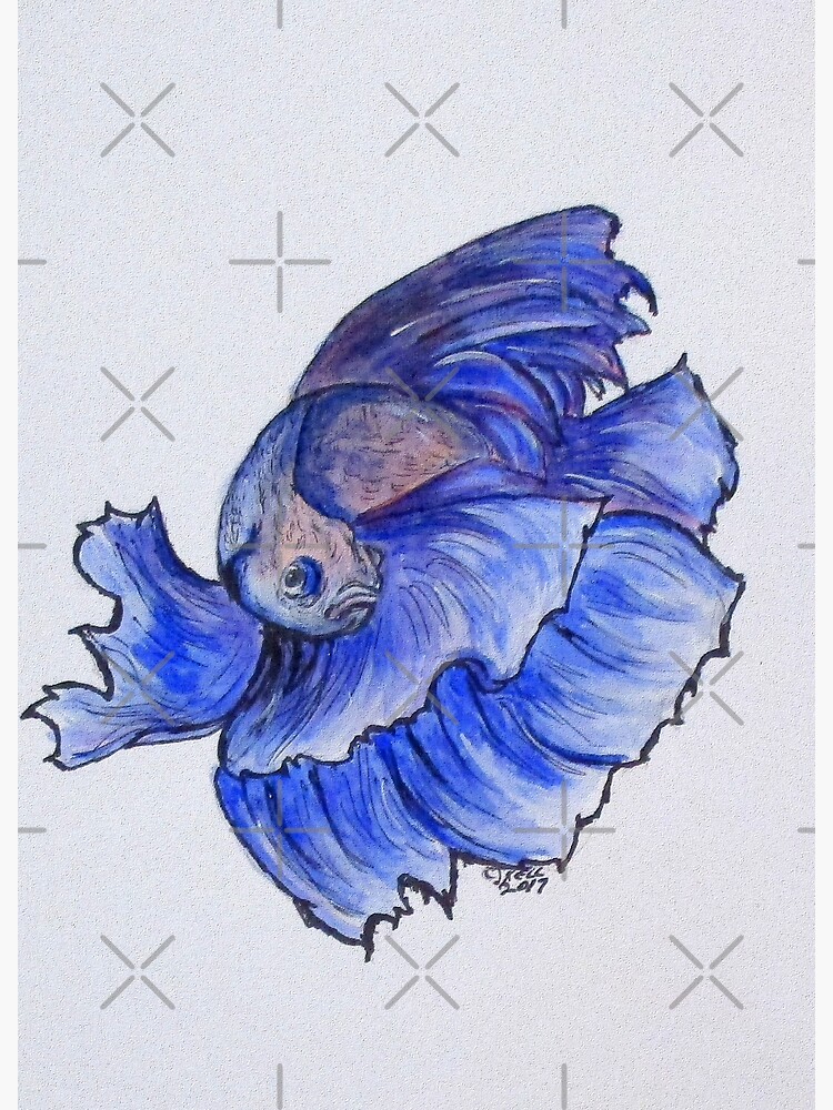 Ralphi, Betta Fish Digital Enhanced by cjkell