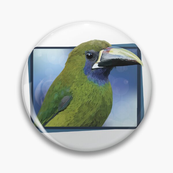 Item preview, emerald toucan designed and sold by obscurite.