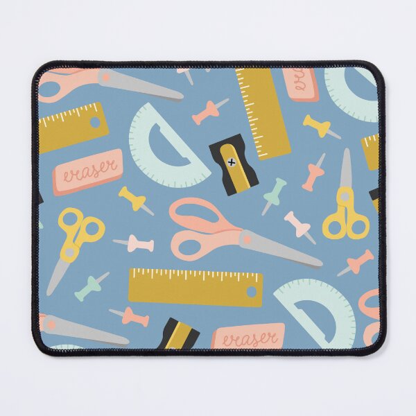 Item preview, Retro Hand Drawn Back To School Supplies Pattern designed and sold by pixelgarden.