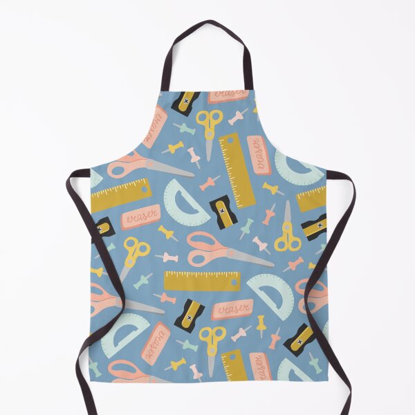 Item preview, Retro Hand Drawn Back To School Supplies Pattern designed and sold by pixelgarden.
