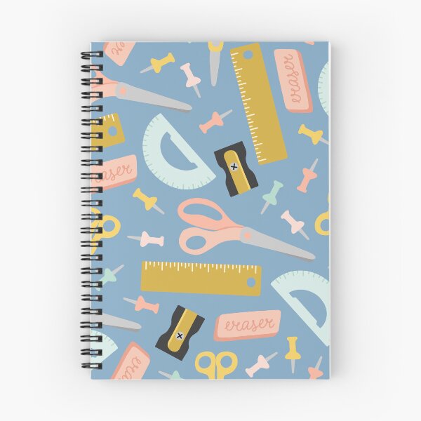 Item preview, Retro Hand Drawn Back To School Supplies Pattern designed and sold by pixelgarden.