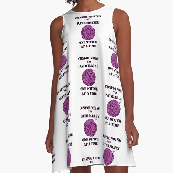 Confounding the Patriarchy with Crochet A-Line Dress