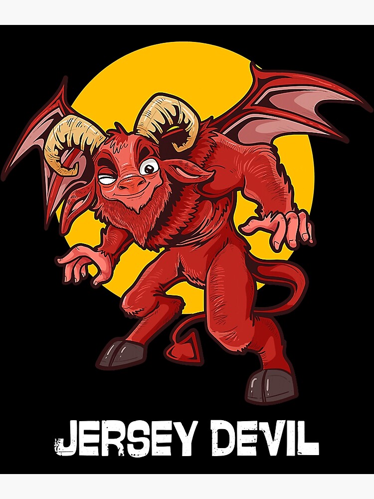 "Jersey Devil Creature New Jersey Philadelphia Cryptozoology" Poster