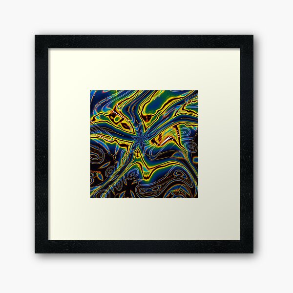 Iridescent Stars 6 Framed Art Print