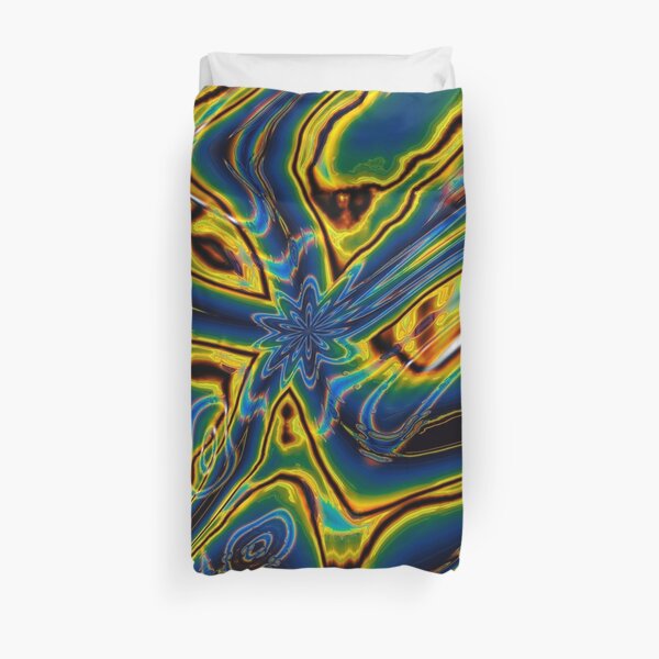 Iridescent Stars 6 Duvet Cover