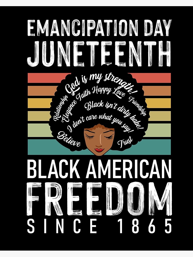 Happy Juneteenth Celebrate Freedom Abstract Art Tote Bag