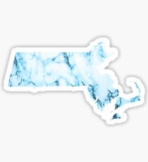 Blue Marble Massachusetts Sticker