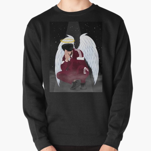 sidhu moose wala angel wings Pullover Sweatshirt