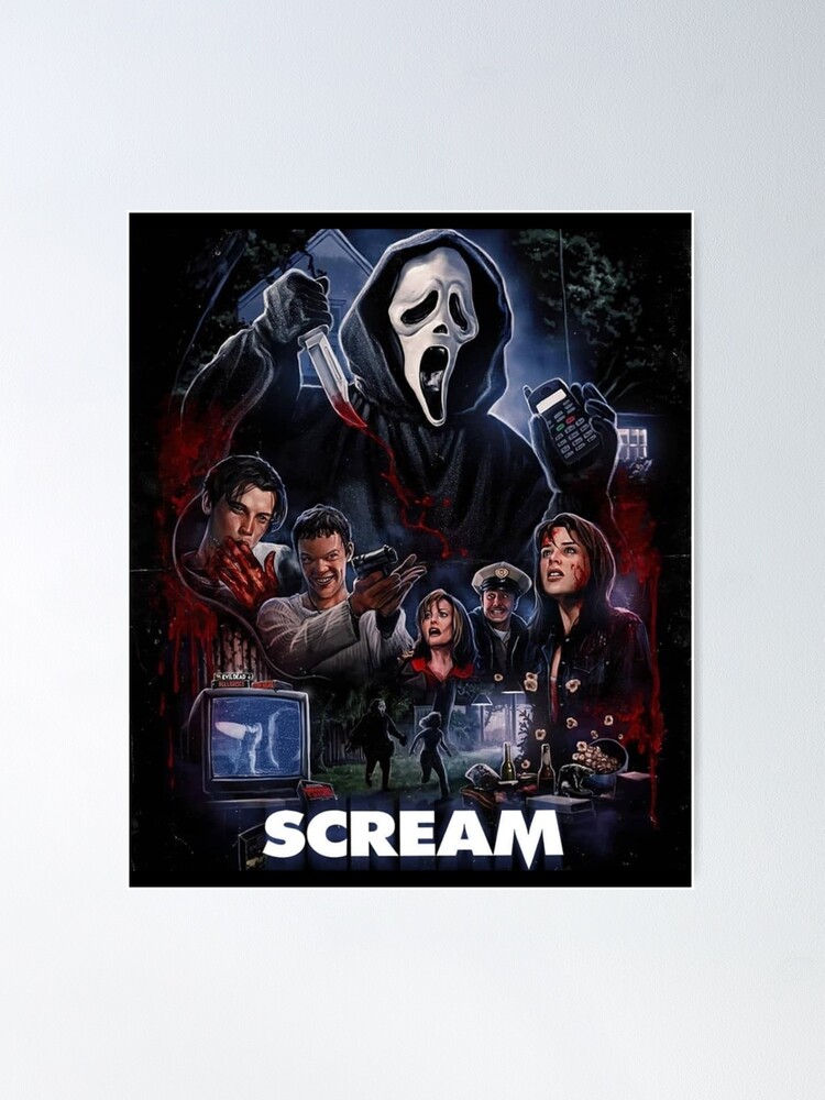 Scream Ghostface Horror Movie Poster sold by Indranil Bhattacharya ...