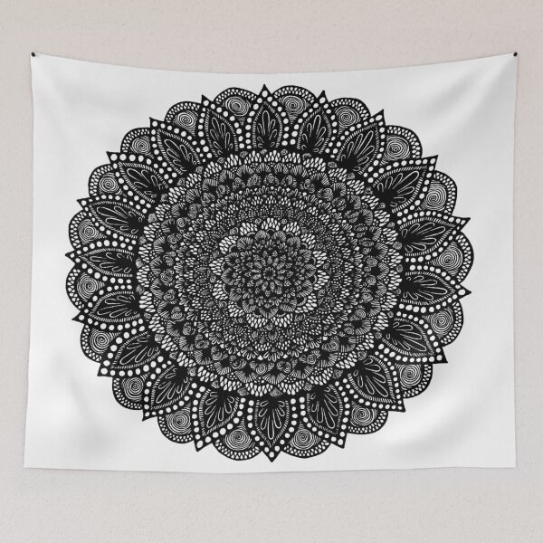 Item preview, Black and White Mandala #10 designed and sold by Carina Kay.