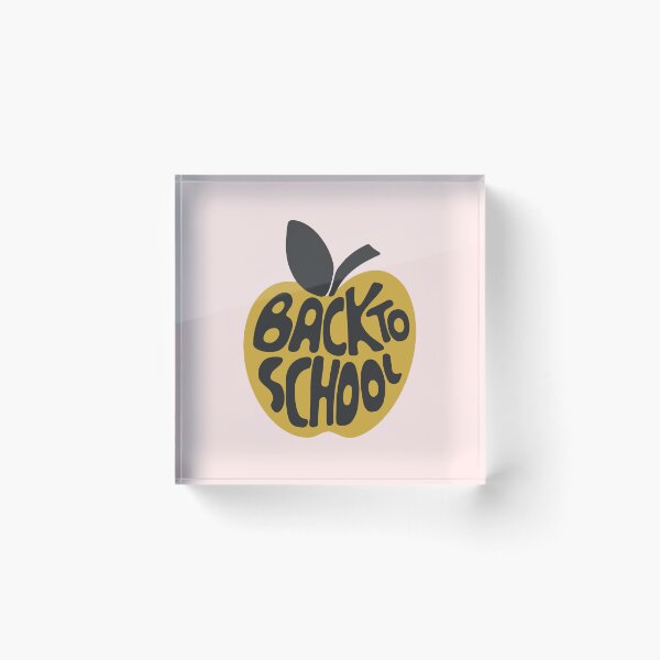 Item preview, Back To School Hand Lettering Apple designed and sold by pixelgarden.