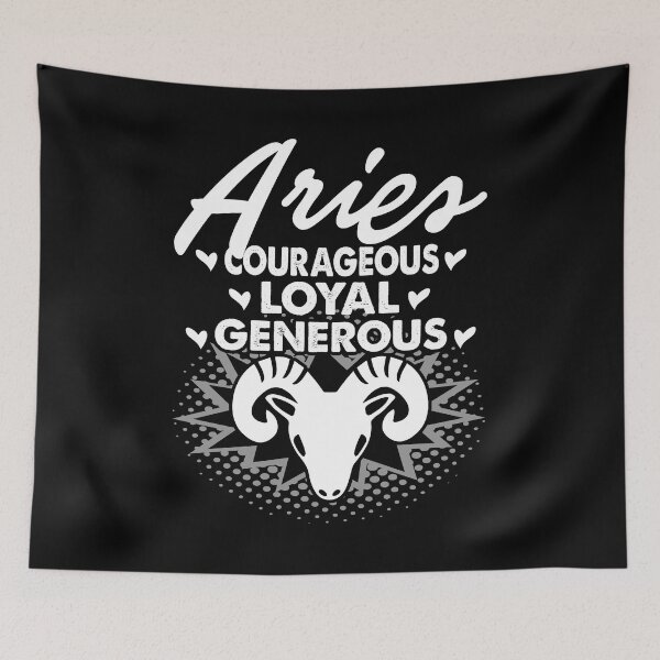 Item preview, Aries Courageous Loyal Generous designed and sold by UnknownArtistt.