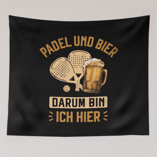 Item preview, Padel and Beer That’s Why I’m Here Funny Padel for beer lovers padel players designed and sold by grinta2021.